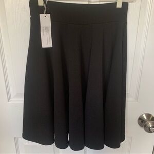 Black Women's Flared Skirt